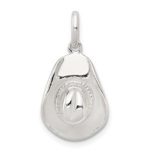 Million Charms Sterling Silver Cowboy Hat Charm